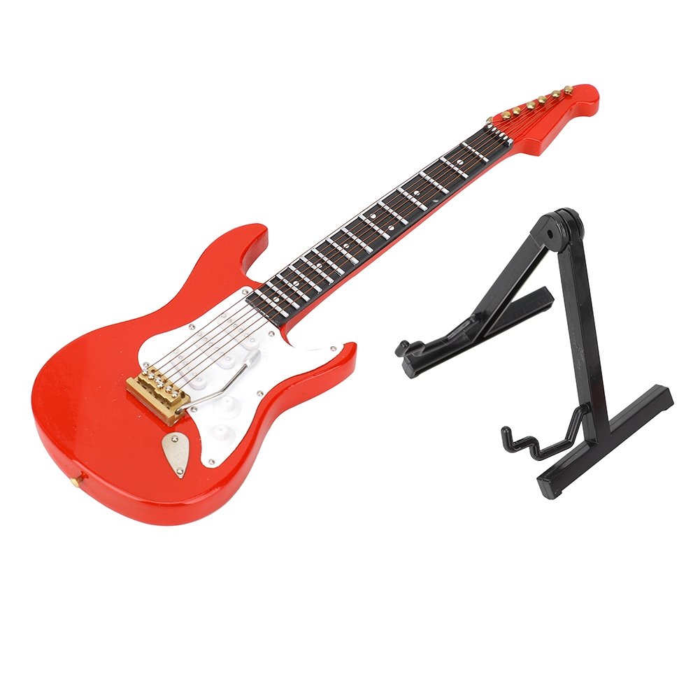 Musical Instrument ____ - Miniatuur rode elektrische gitaar model muziekinstrument