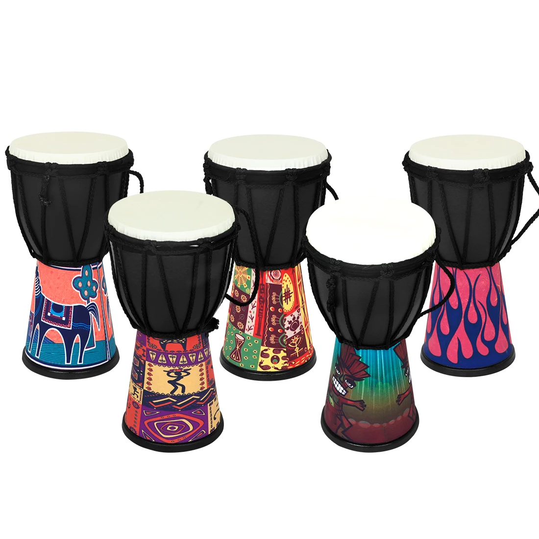Musical Instrument African - Afrikaanse trommel Handheld kindertrommel Geschenken Draagbare