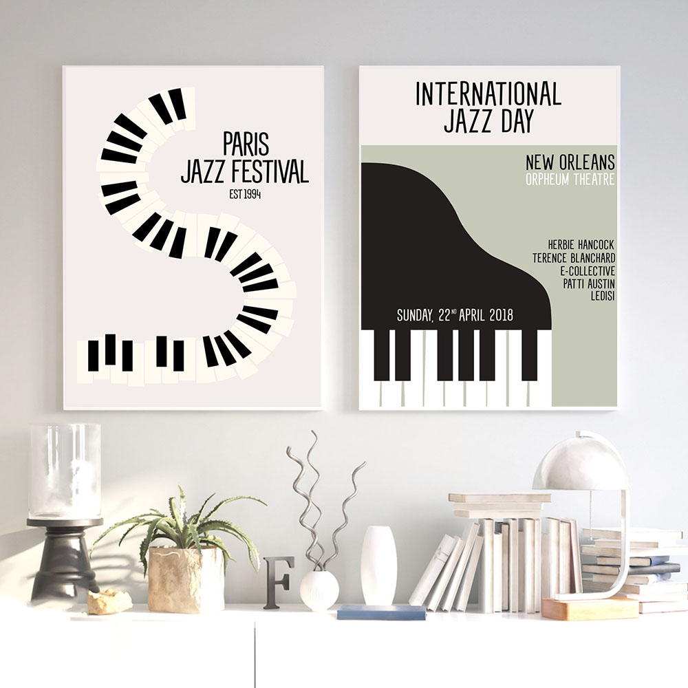 Picture Of Musical Instrument - Vintage Gallery Canvas Schilderij Poster Foto's