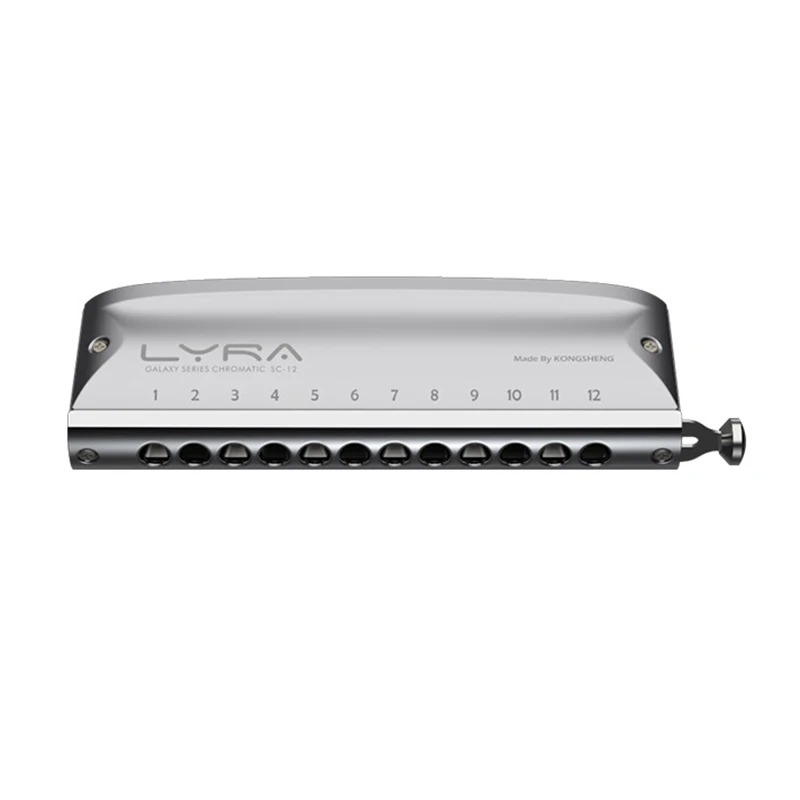 Musical Instrument Morocco - KONGSHENG Chromatische Mondharmonica 12-gaats SC-12 Lyra
