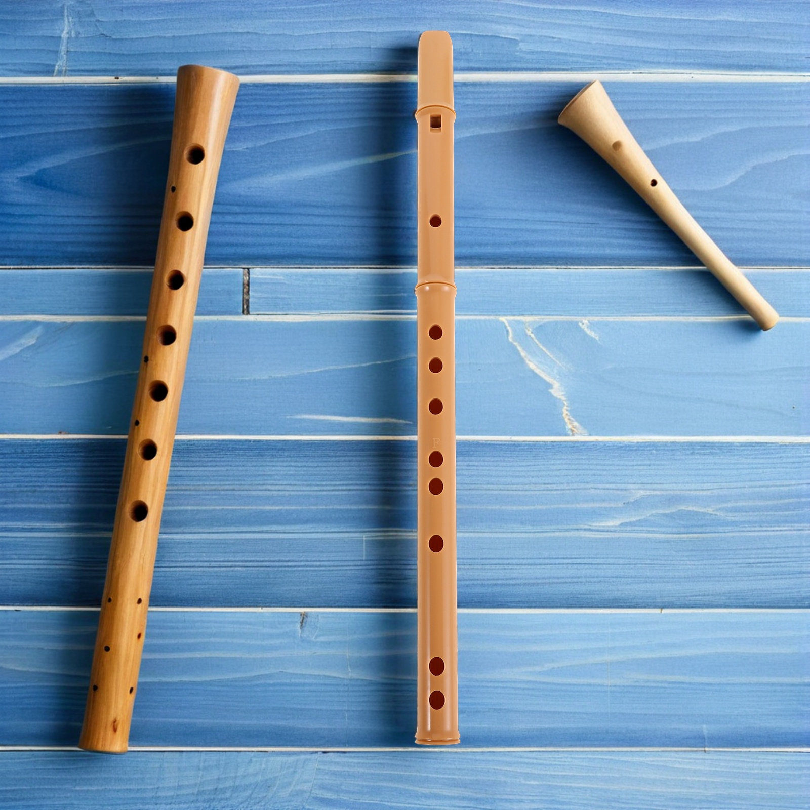 Musical Instrument A Recorder - Harsen afneembare F-toets blokfluit, driedelig beginnersinstrument