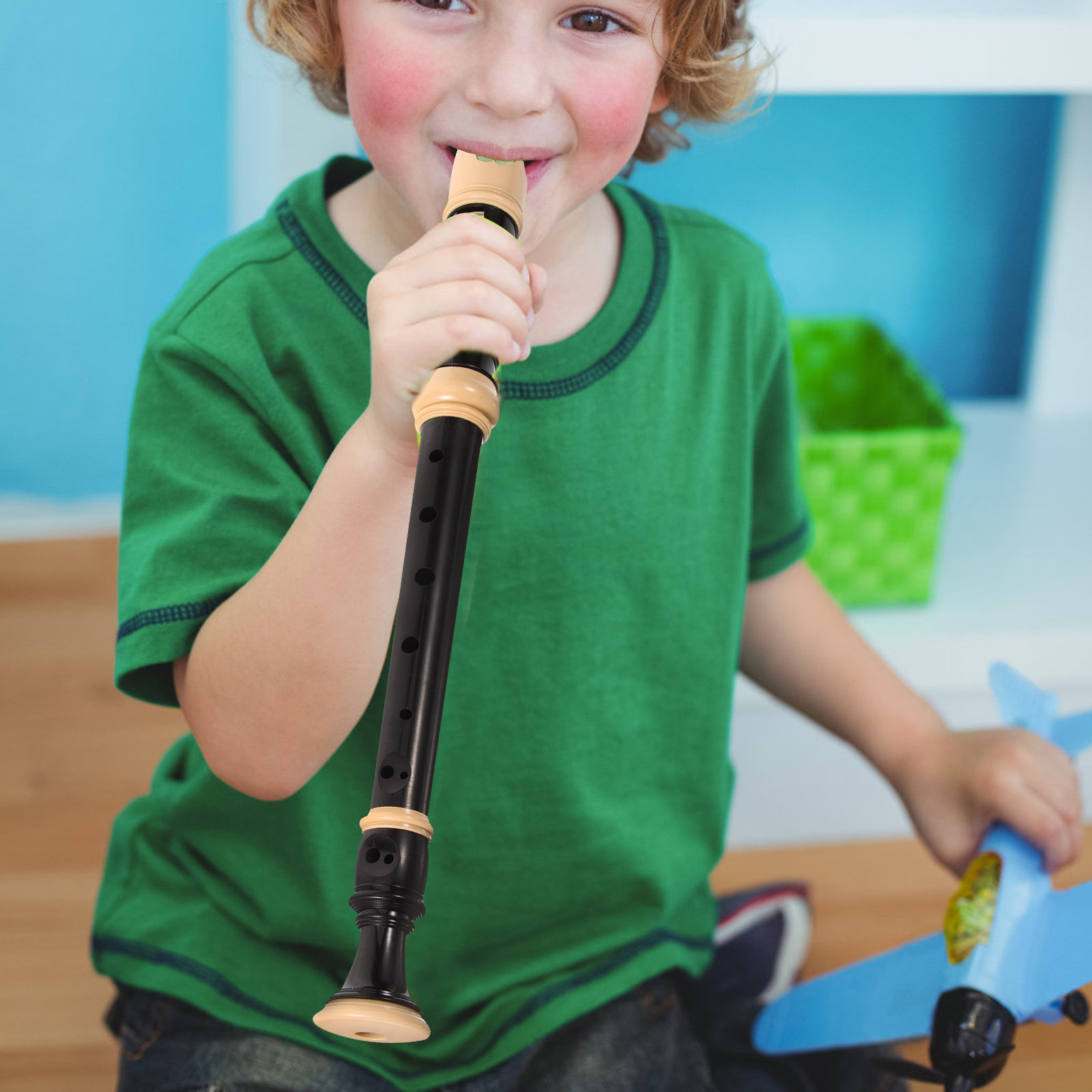Musical Instrument A Recorder - 1Set 8-gaats harsblokfluit Beginner oefeninstrument Professionele