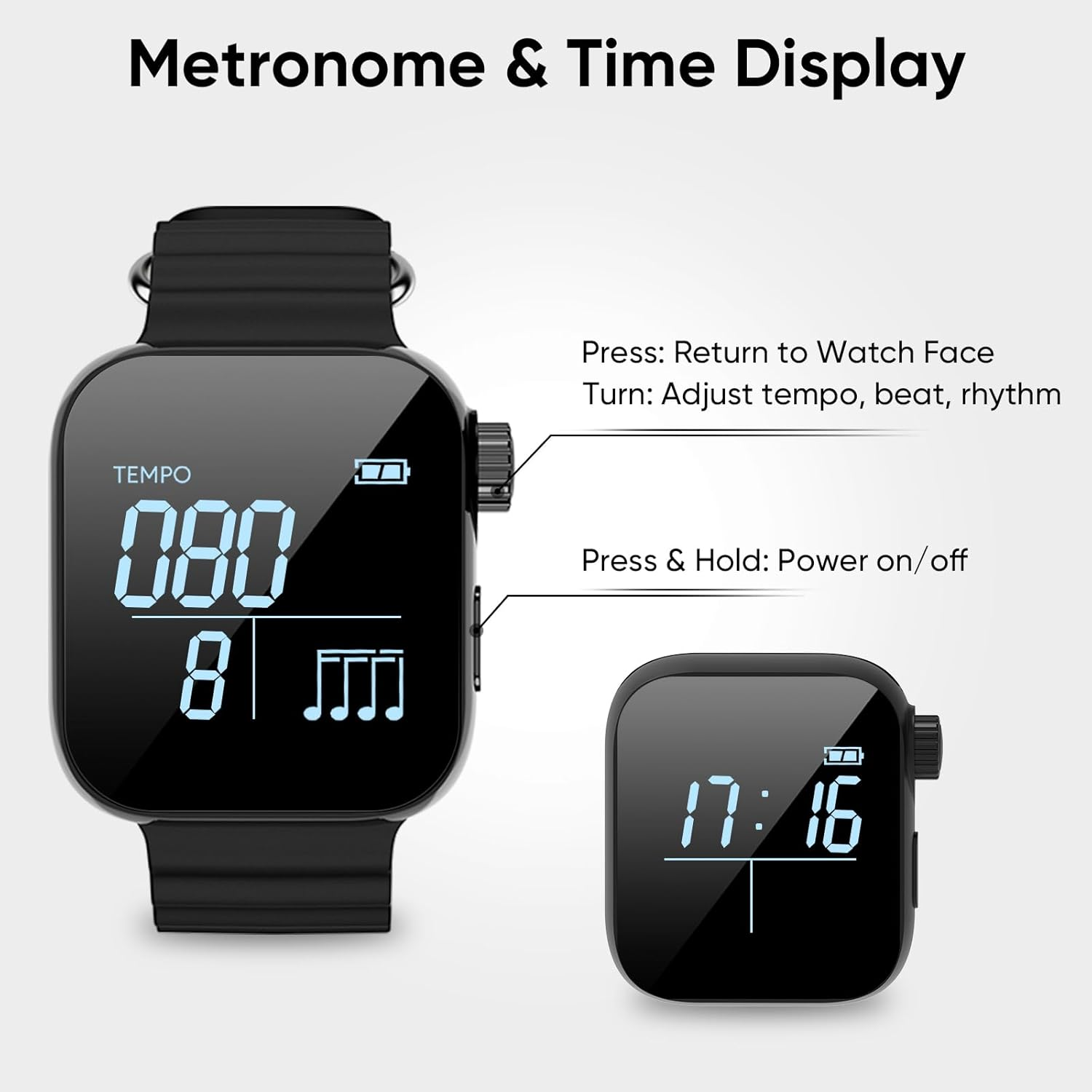Musical Instrument All - Wearable Vibrerende Metronoom 40-240 Bpm Slimme