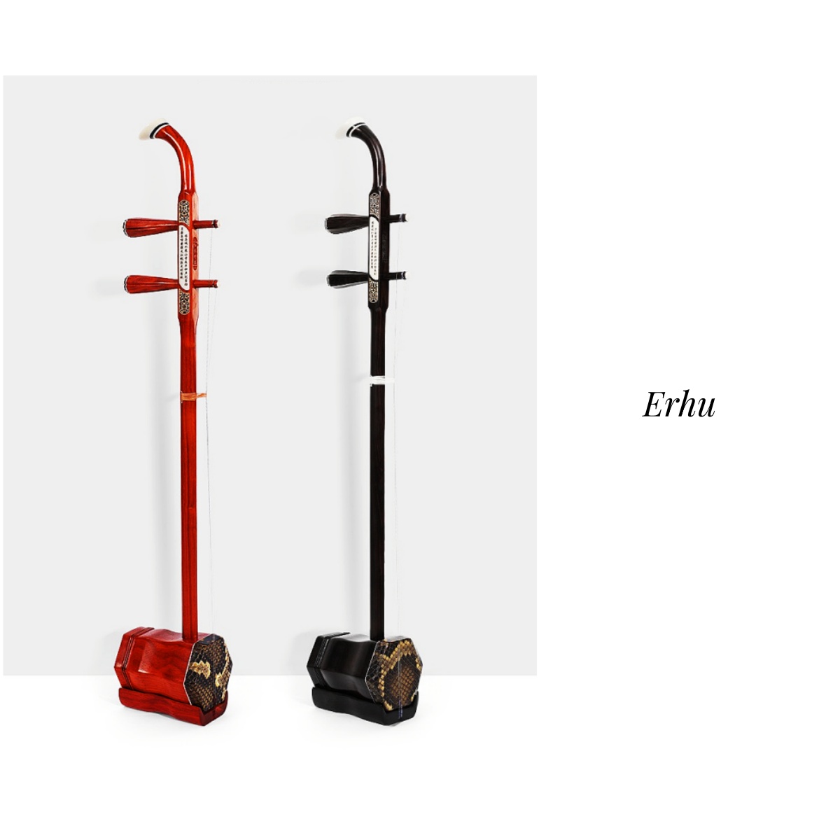 Musical Instrument Bassoon - Traditioneel Chinees Erhu 2-snarig muziekinstrument voor