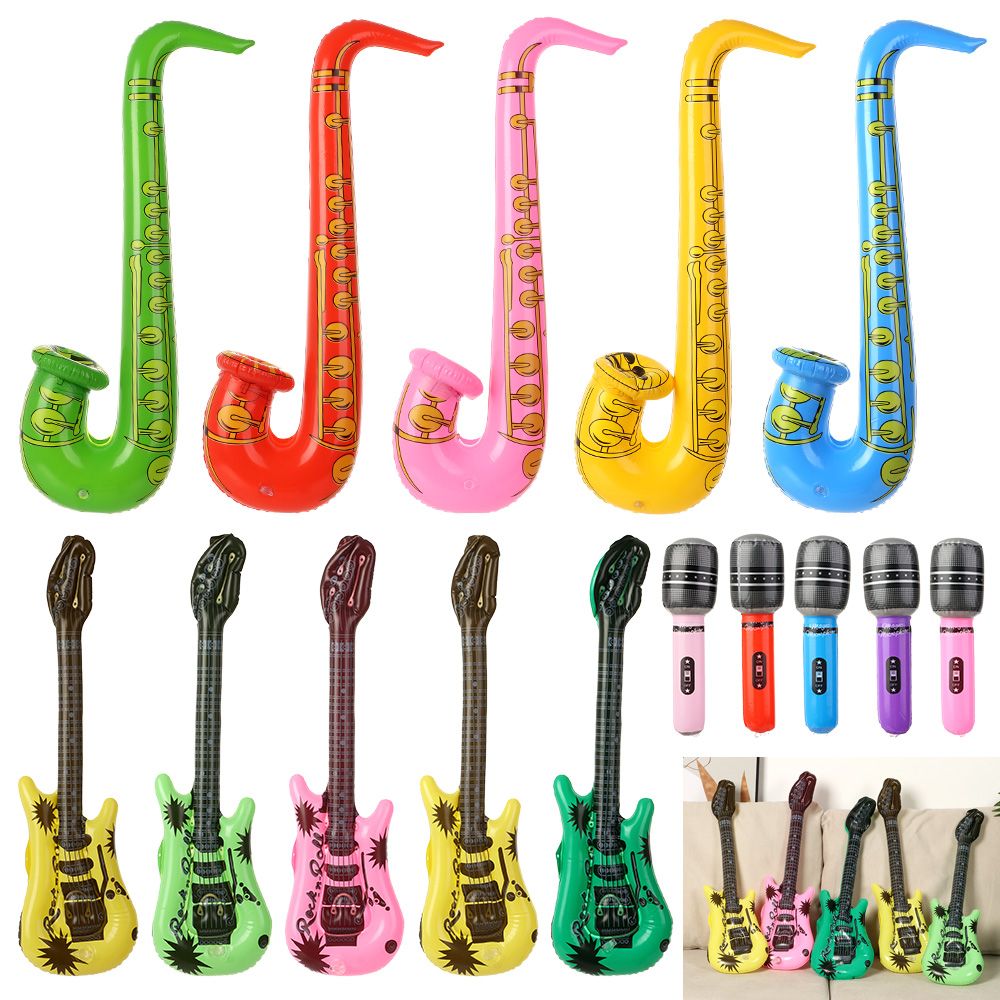 Musical Instrument That You Blow Into - 5 gitaren 5 saxofoons 5 microfoons