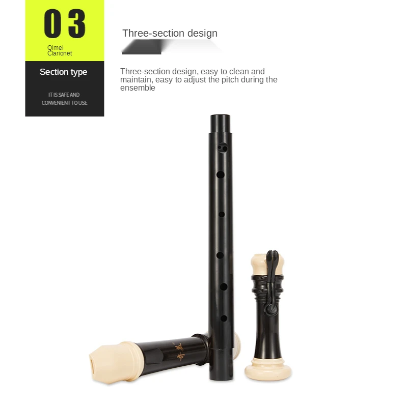 Musical Instrument A Recorder - Qimei Barokke Tenorklarinet 8-gats blokfluit Student