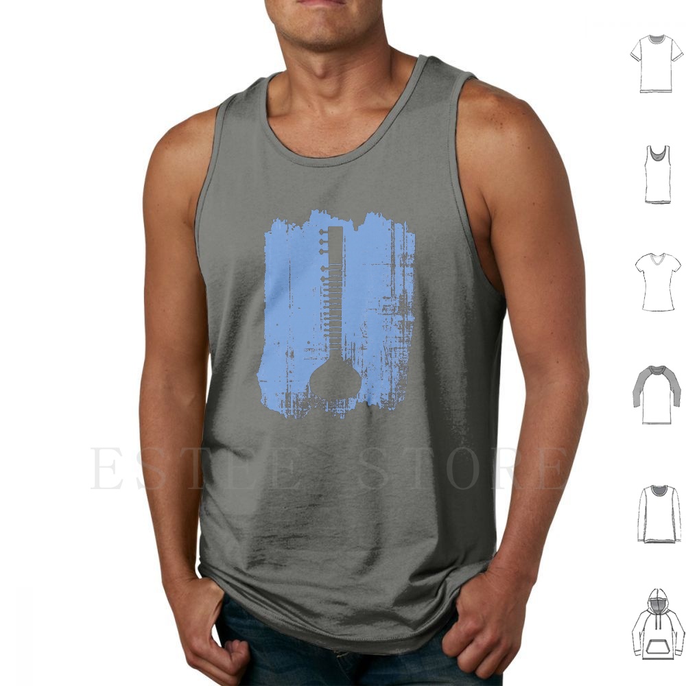 Musical Instrument Indian - Indian Sitar Tank Tops Vest Idee
