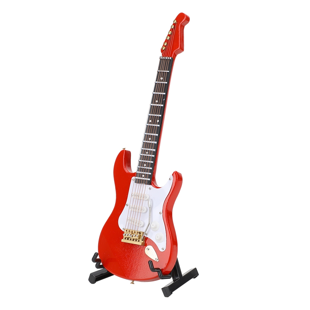 Miniatuur rode elektrische git - Musical Instrument ____ recensie en prijs