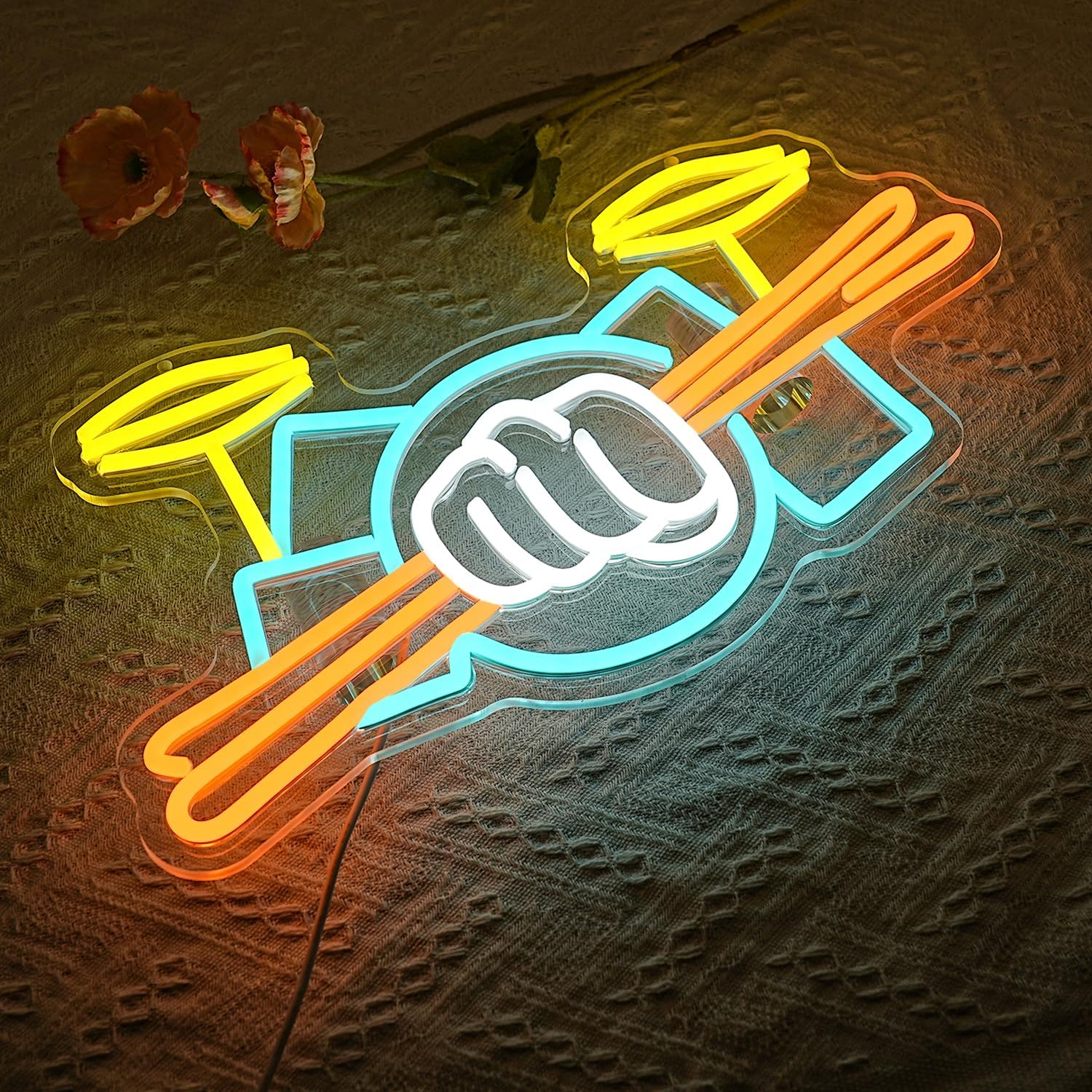 Drumstel Neonlicht USB-aangedr - Musical Instrument ____ recensie en prijs