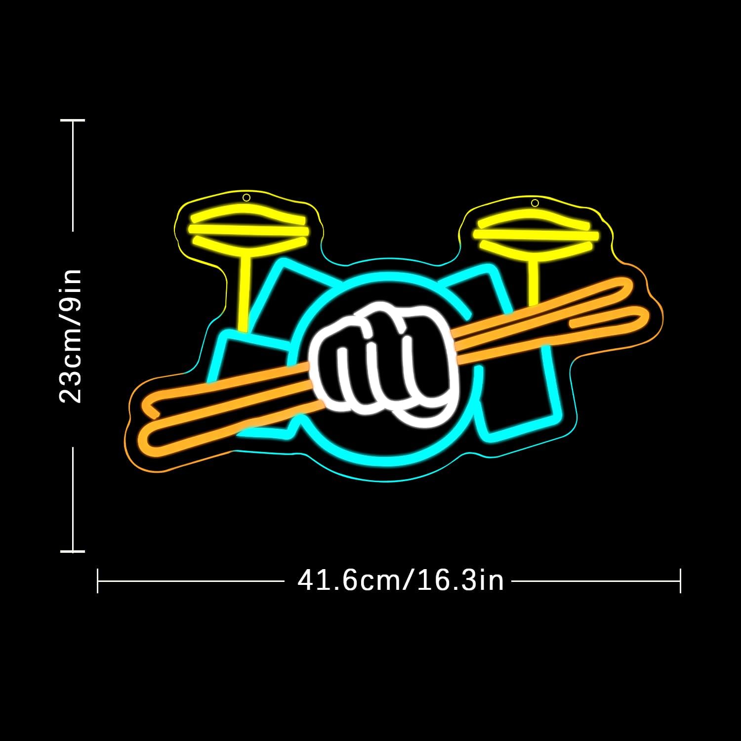 Drumstel Neonlicht USB-aangedr - Musical Instrument ____ recensie en prijs