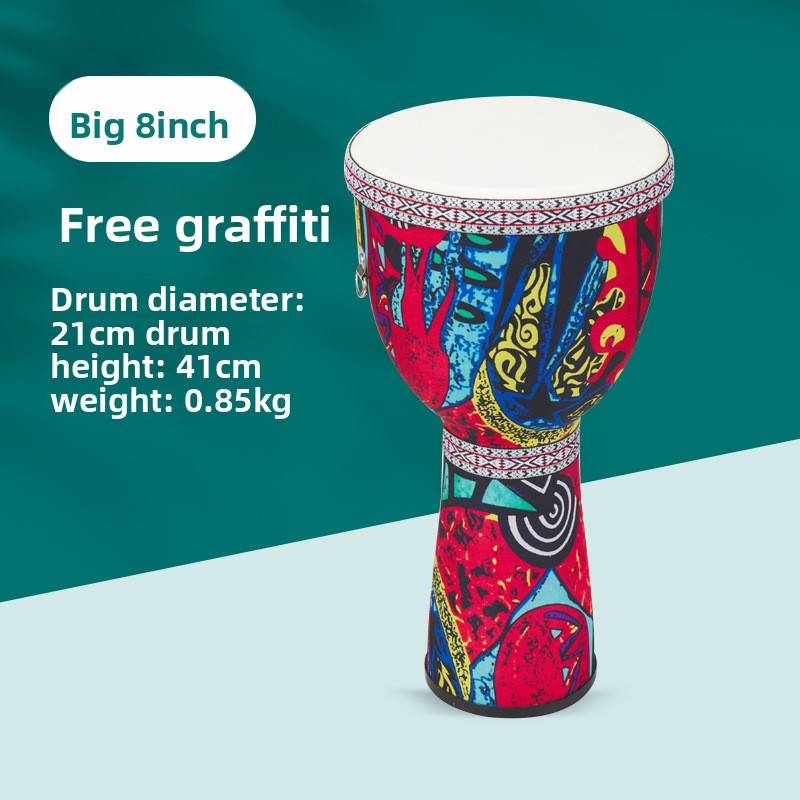 8 inch Afrikaanse grote 8-hand - Bongo Drum Set recensie en prijs