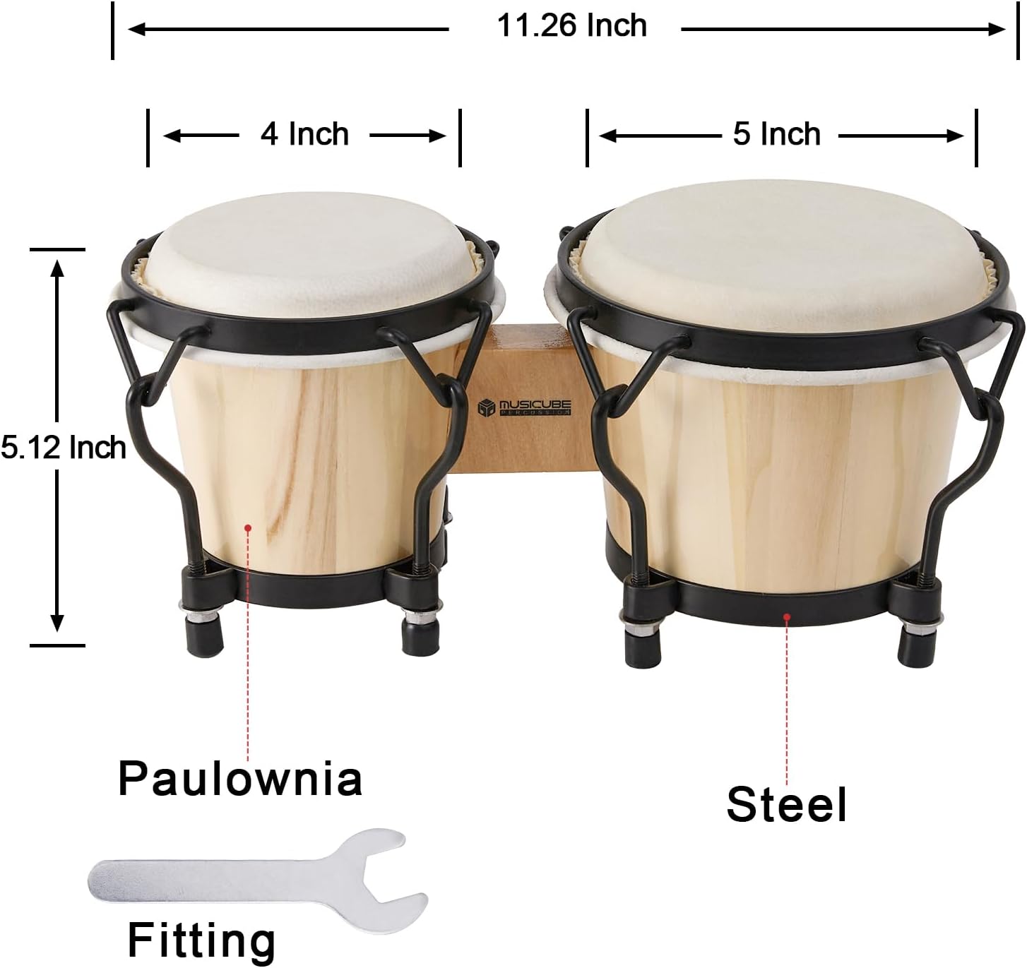 Groothandelsprijs Topkwaliteit - Bongo Drum Set recensie en prijs