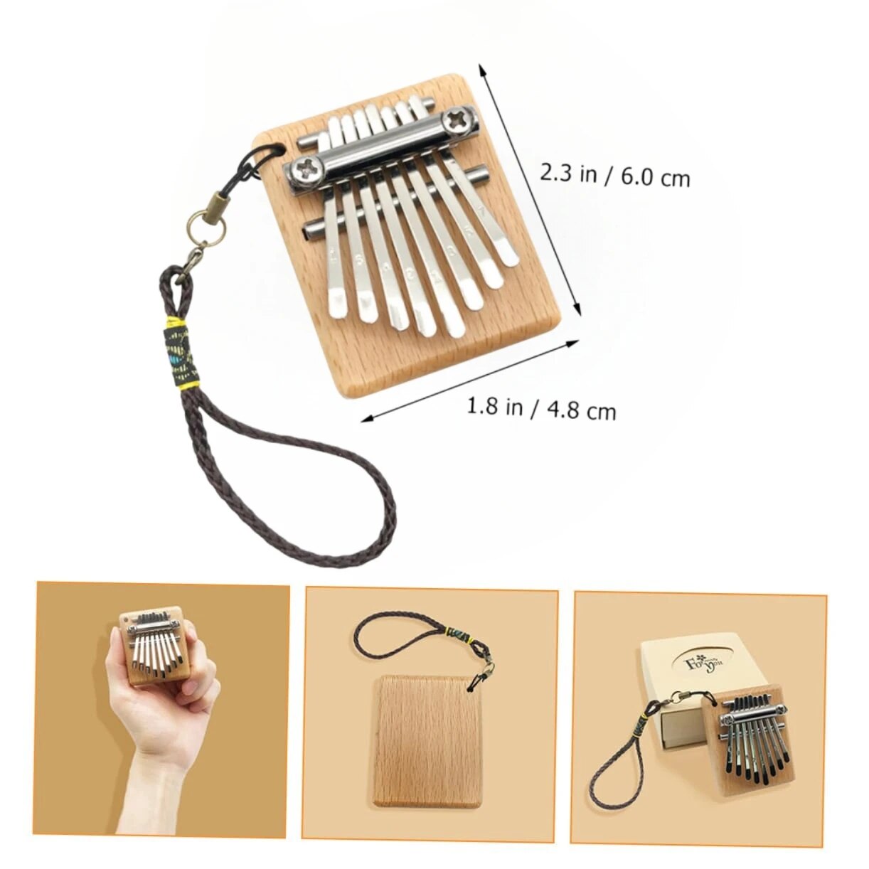 Miwayer Mini Kalimba 8 Toets D - Musical Instrument African recensie en prijs