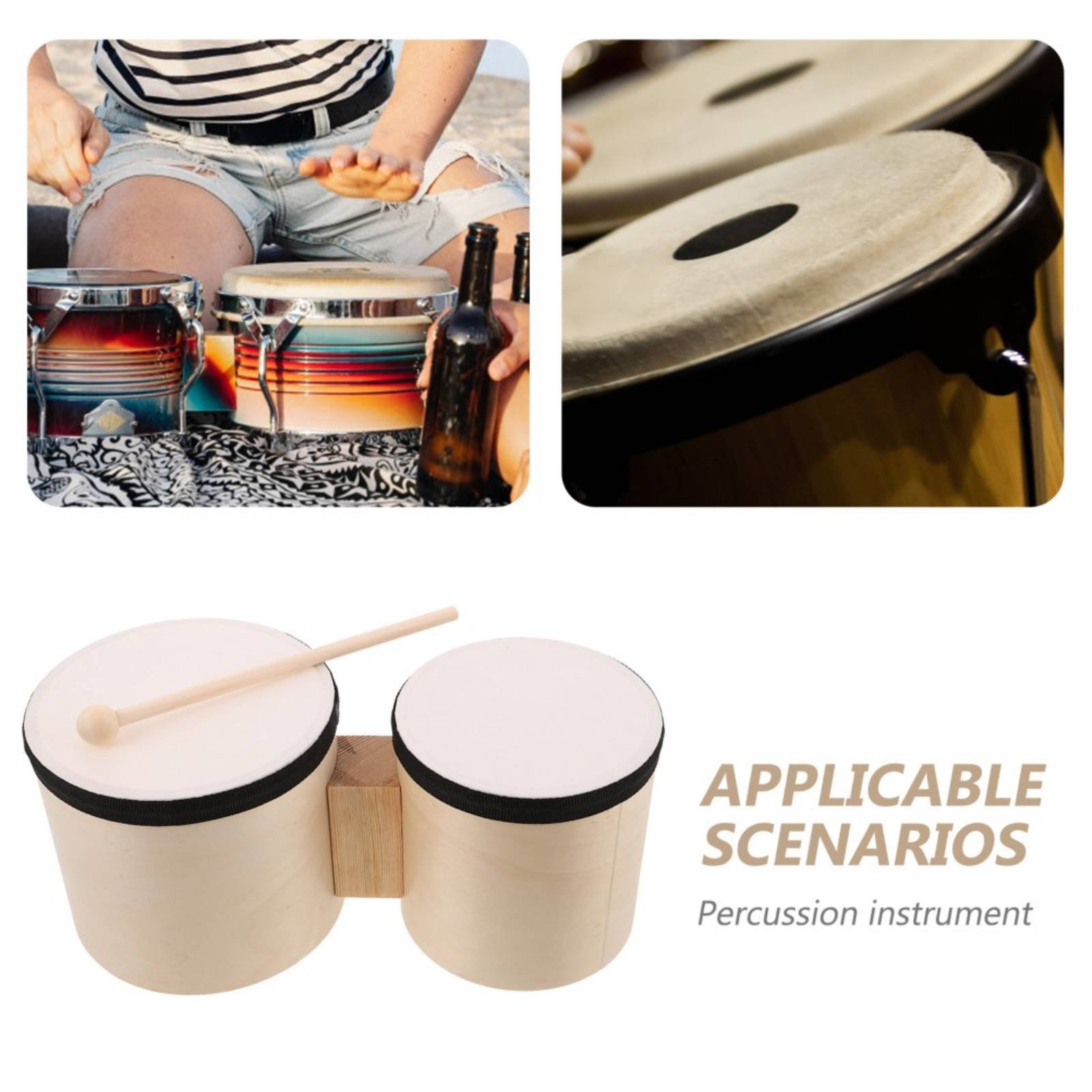 Bongo Drumset Gemakkelijk te l - Bongo Drum Set recensie en prijs