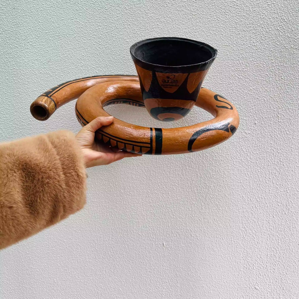 Geroosterd hout Handgemaakte D - Musical Instrument Didgeridoo recensie en prijs