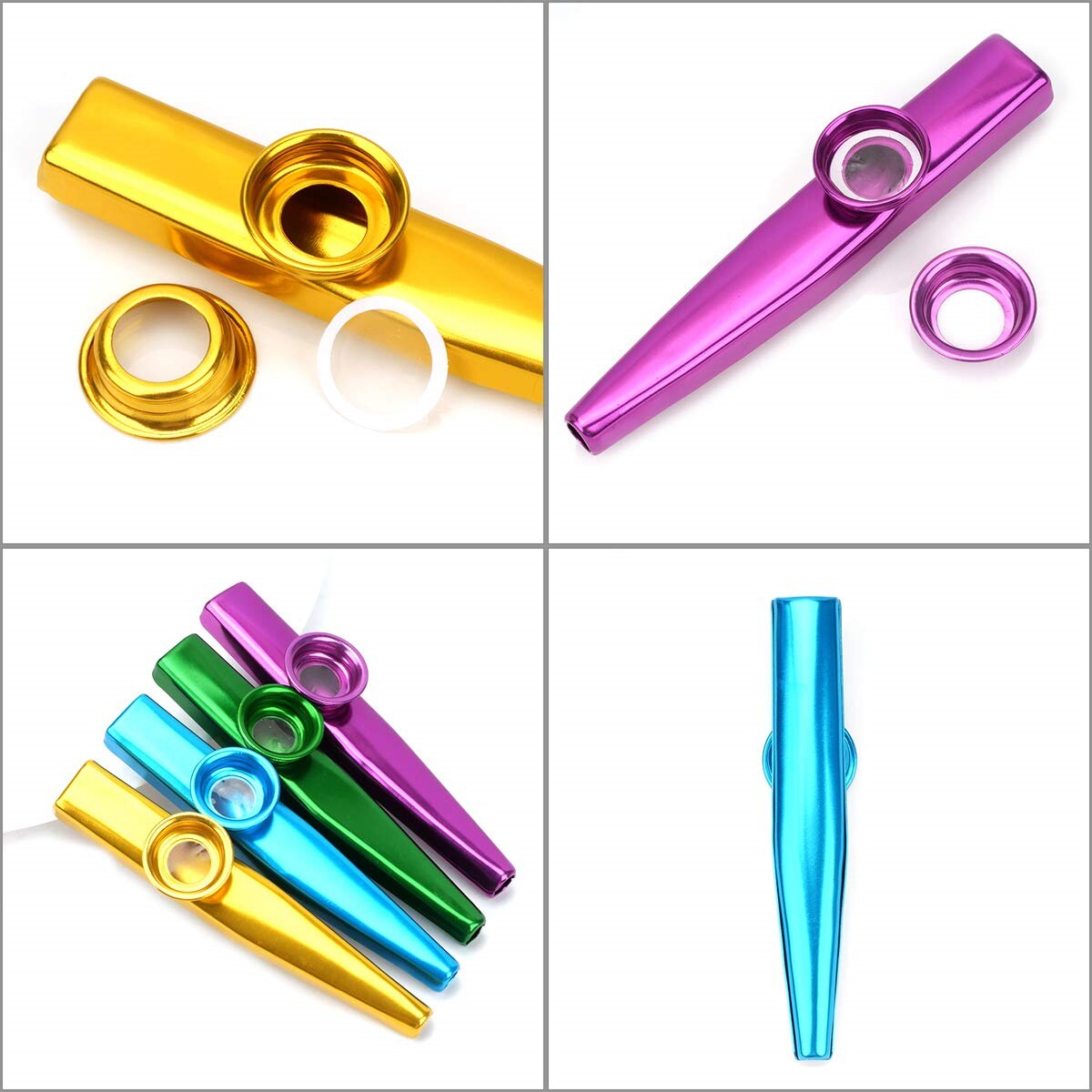 Kazoo zilveren aluminiumlegeri - Musical Instrument Flute recensie en prijs