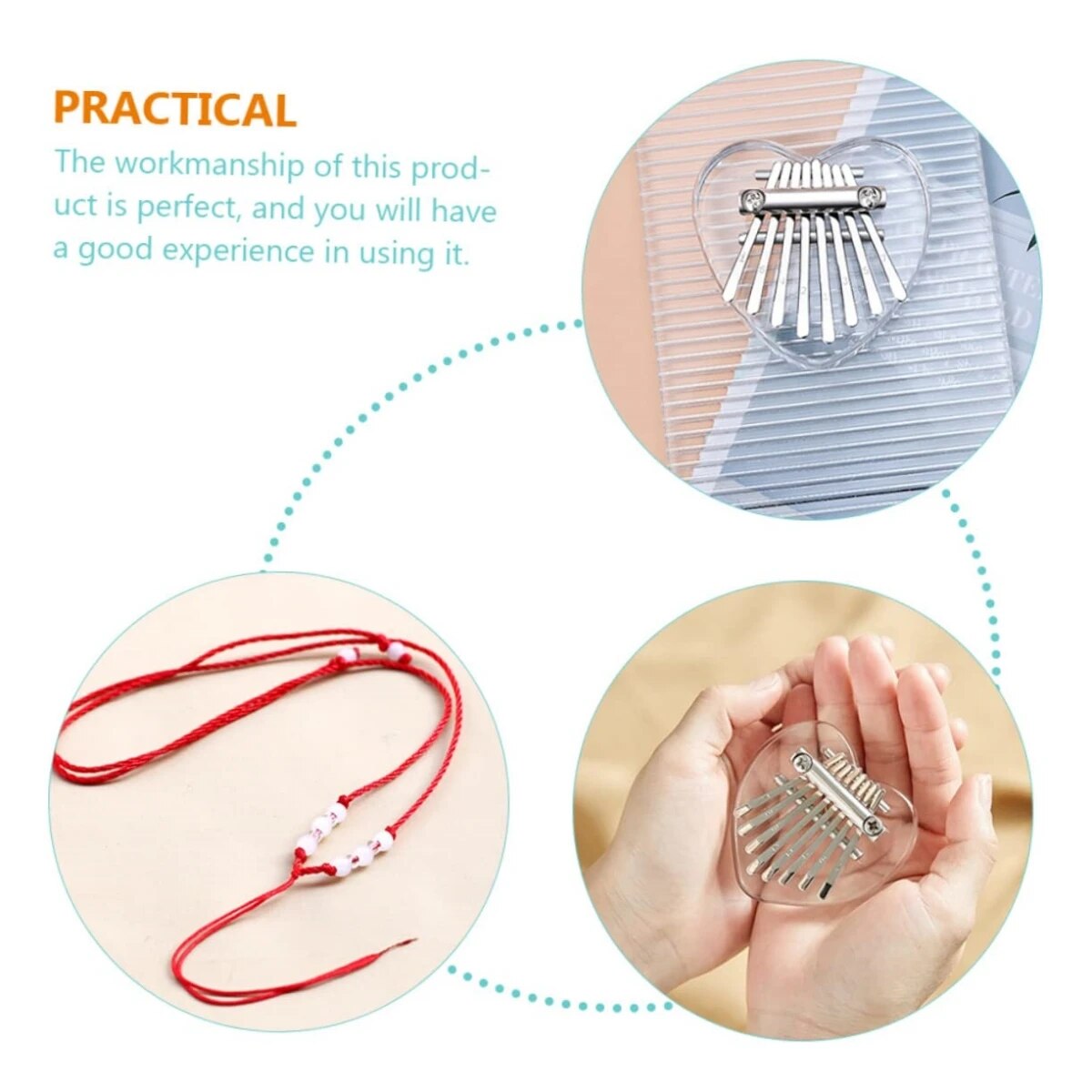 Miwayer 8 Toetsen Mini Kalimba - Musical Instrument African recensie en prijs