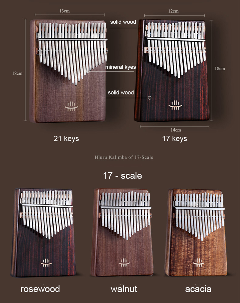 Hluru Kalimba 17 Toetsen Met G - Musical Instrument African recensie en prijs
