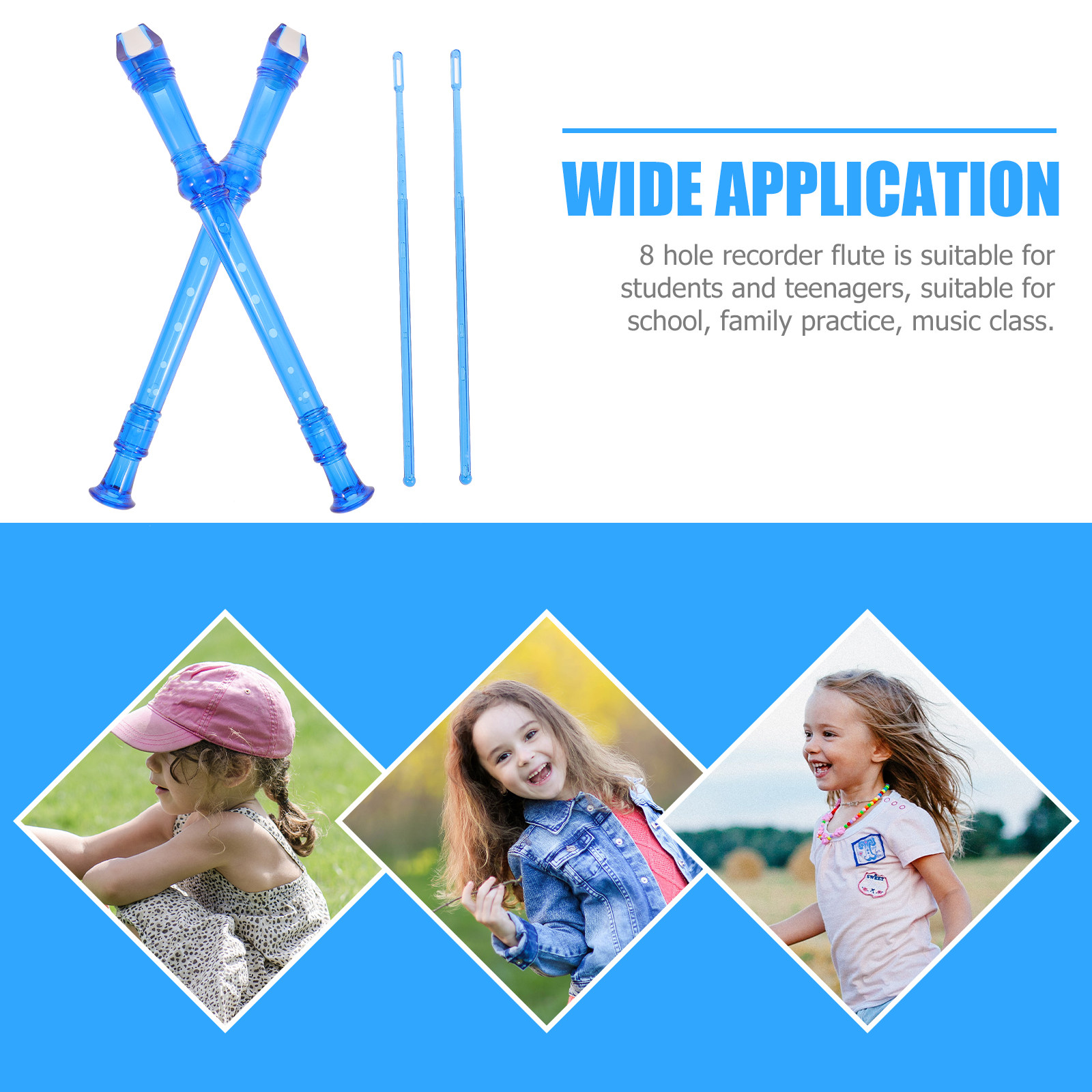 2 stuks sopraanblokfluit 8 gat - Musical Instrument A Recorder recensie en prijs