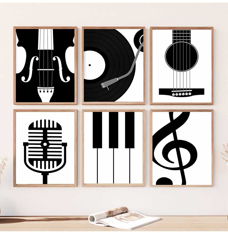 Minimalistische instrumentpost - Picture Of Musical Instrument recensie en prijs