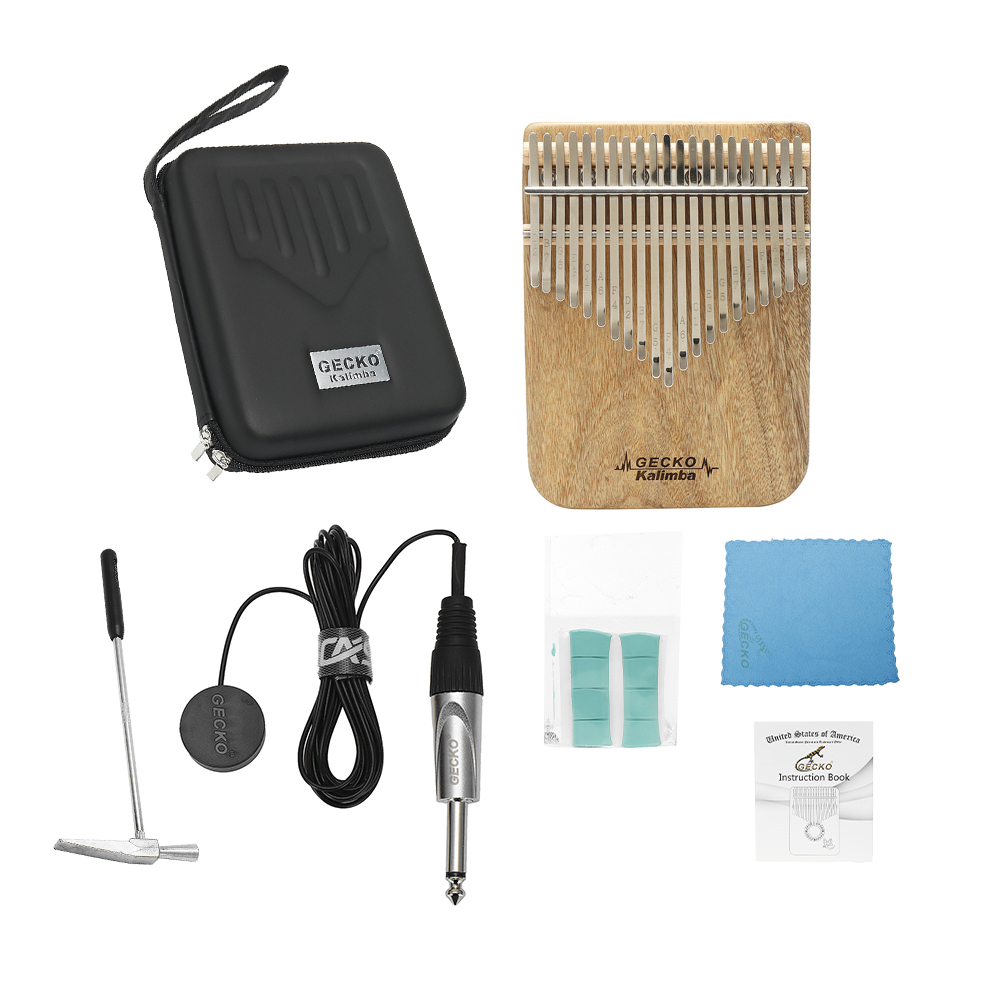 GECKO Kalimba 21-toetsen kamfe - Musical Instrument African recensie en prijs