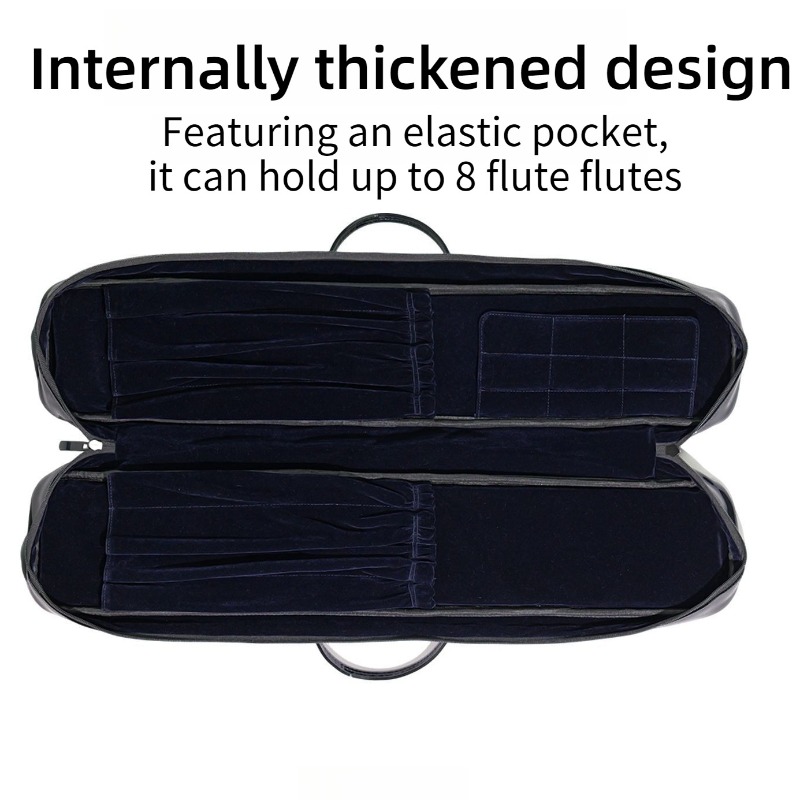Lakleren bamboe fluitentas Wat - Musical Instrument Flute recensie en prijs