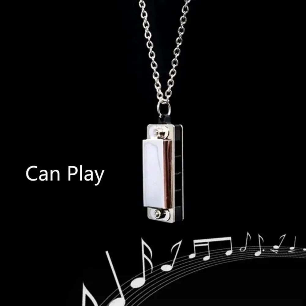 Mini mondharmonica ketting man - Musical Instrument That You Blow Into recensie en prijs
