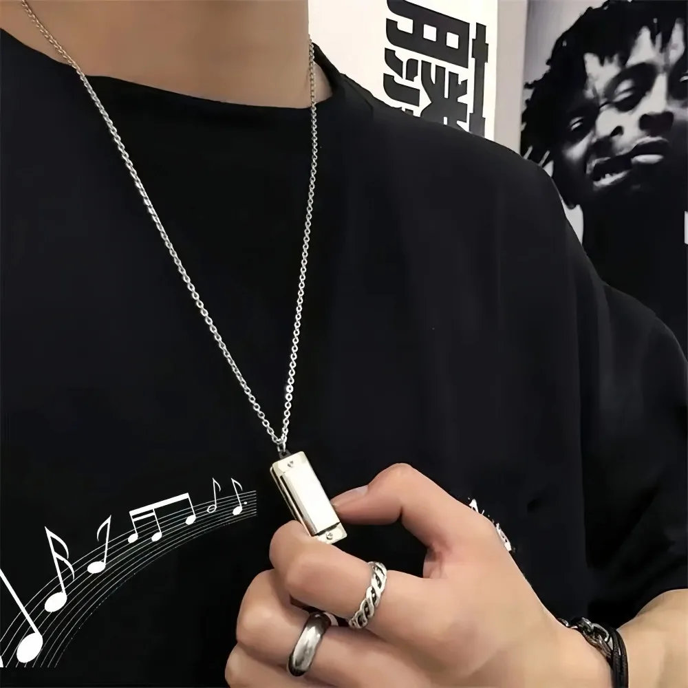 Mini mondharmonica ketting man - Musical Instrument That You Blow Into recensie en prijs