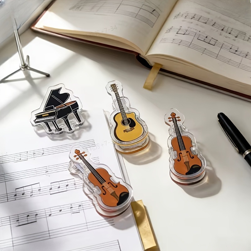 5 stuks mini-acryl muziekclip, - Musical Instrument Coloring Pages recensie en prijs