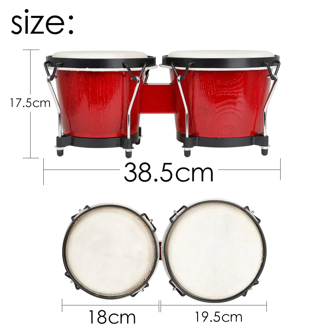 IRIN Afrikaanse Bongo Drums Ho - Musical Instrument African recensie en prijs