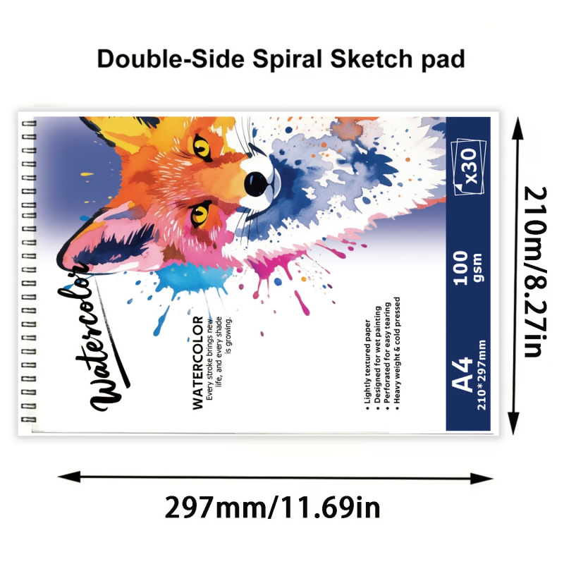 A4/A5 spiraalgebonden aquarelb - Musical Instrument Coloring Pages recensie en prijs