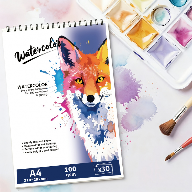 A4/A5 spiraalgebonden aquarelb - Musical Instrument Coloring Pages recensie en prijs