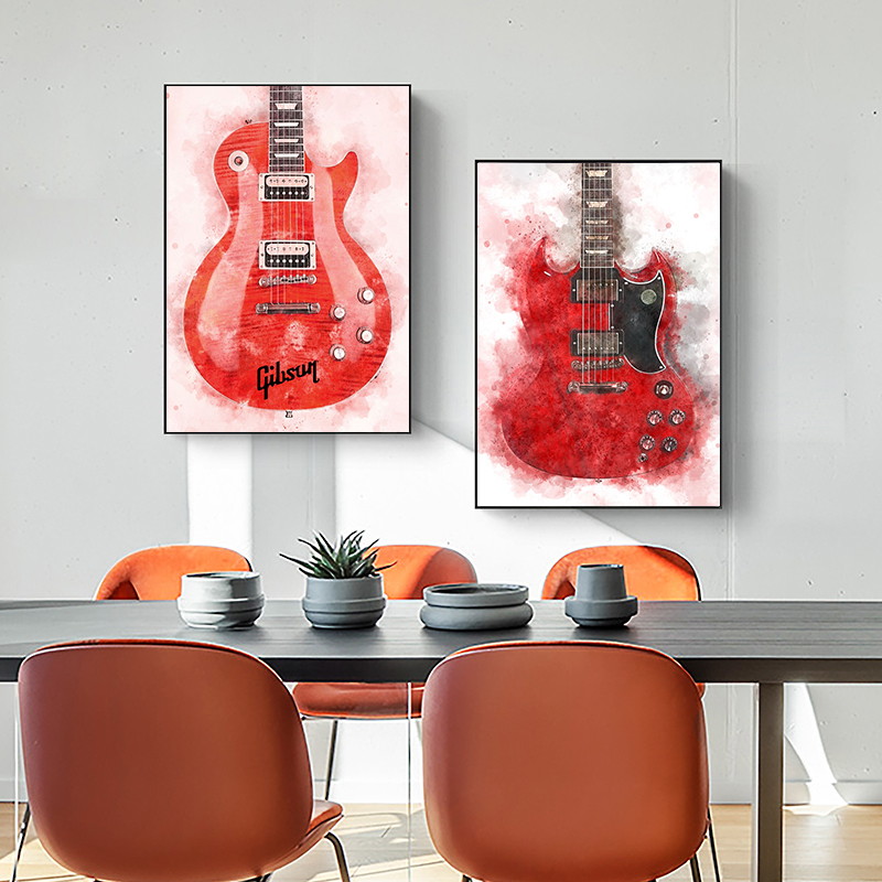 Vintage Rock Muziek Gitaar Can - Picture Of Musical Instrument recensie en prijs