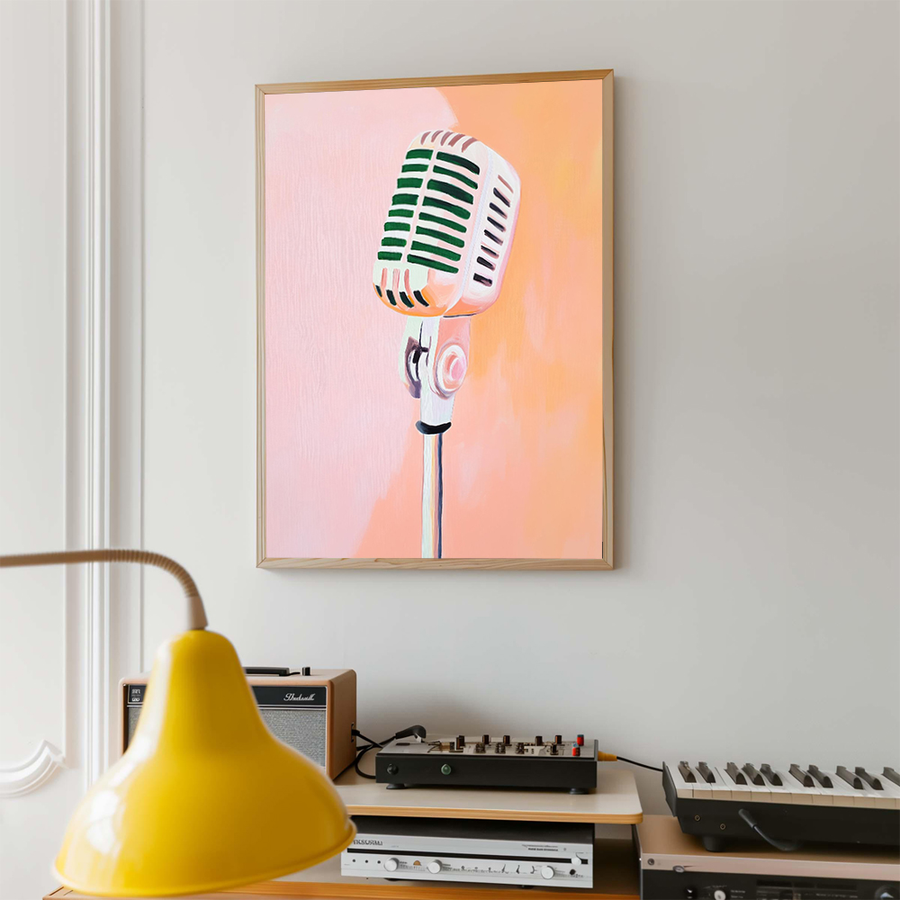Retro Muzikale Kunst Poster Pl - Picture Of Musical Instrument recensie en prijs