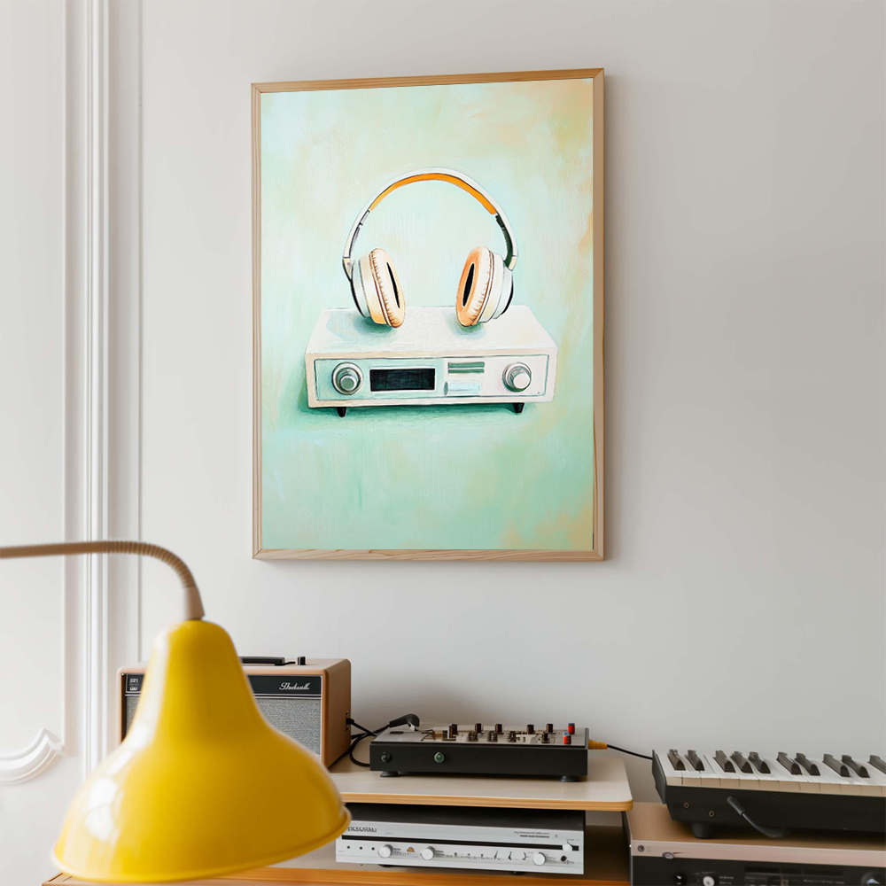Retro Muzikale Kunst Poster Pl - Picture Of Musical Instrument recensie en prijs