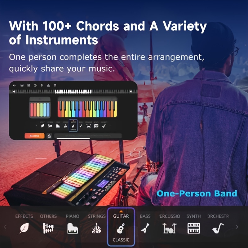 Stijlvolle LED-verlichte PopuP - Musical Instrument All recensie en prijs