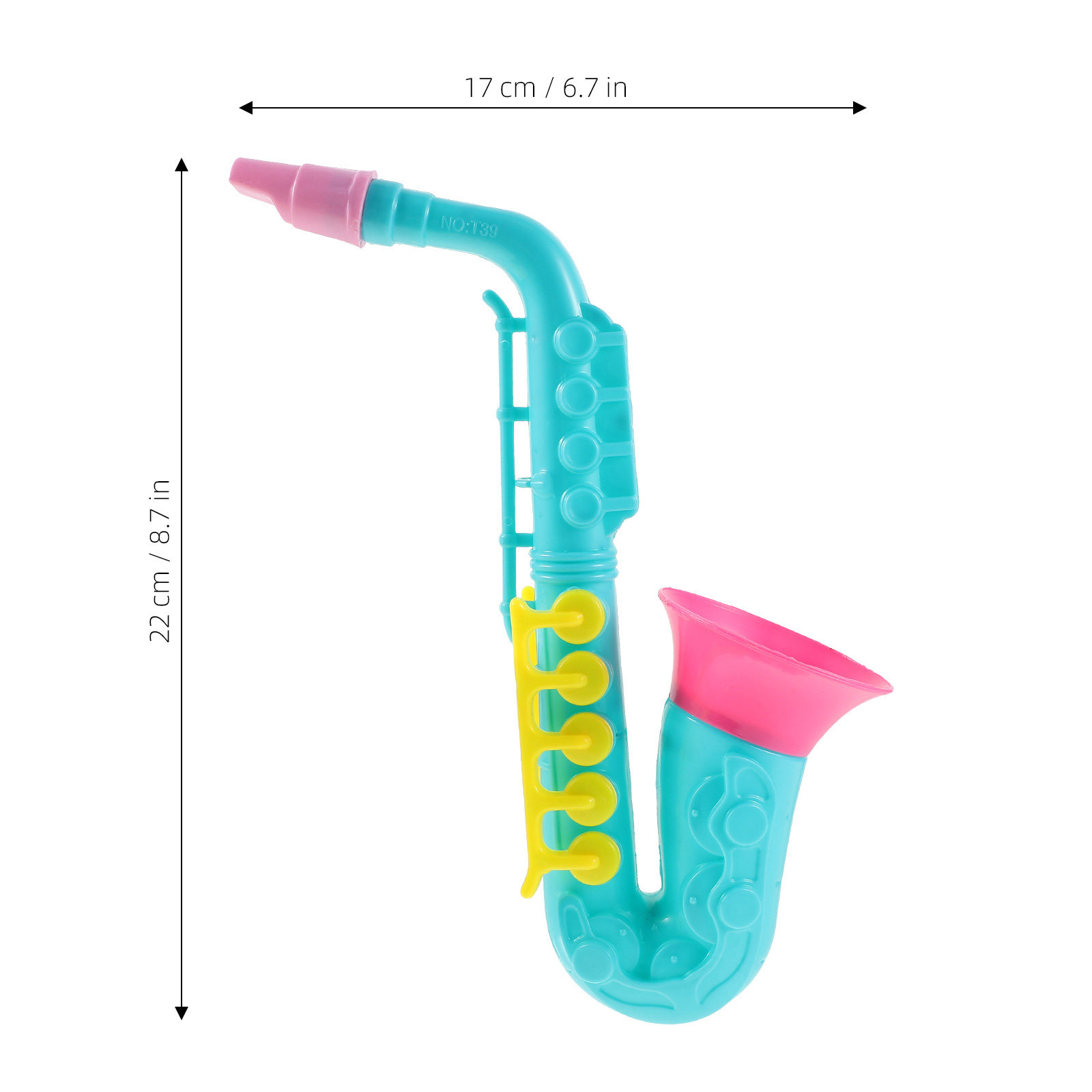 4 stuks plastic saxofoon kinde - Musical Instrument That You Blow Into recensie en prijs