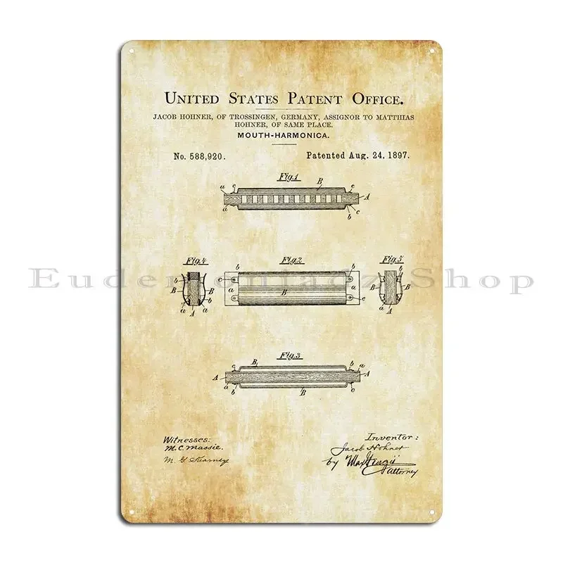 Hohner Harmonica Patent Player - Musical Instrument In Drawing recensie en prijs